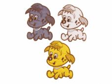 Термоаппликация "Щенок" 60*80мм арт.3102 ассорти