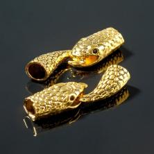 Замок концевик 40*10/6мм Змея арт.5161508 золото