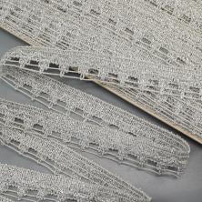 Тесьма металлизированная 25мм арт.10171 серебро