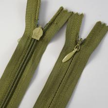 Молния потайная х/б Т.3 20см арт.ХИ-16 болотный-074
