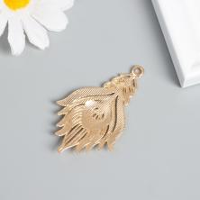 Подвеска "Перо" 55*33мм арт.10114592 золото