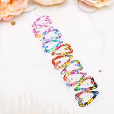 Заколка "тик-так" для волос 6,0см "Сердце" арт.2797170 микс