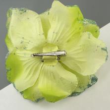 Брошь на булавке и зажиме 