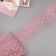 Кружево гипюр  50мм арт.6485/61325 гр.розовый