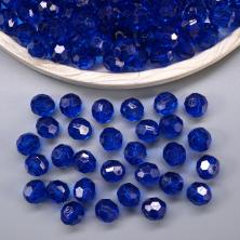 Бусины акрил 10мм арт.3241 васильковый-30 (250гр)