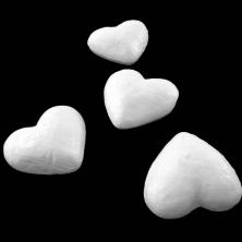 Заготовка из пенопласта "Сердце" 4*3,5*2cм арт.ZPD-03 (10шт)