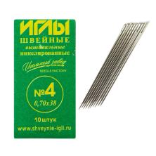 Иглы для вышивания никелированные №4 арт.ИЗ-200123 (10игл)