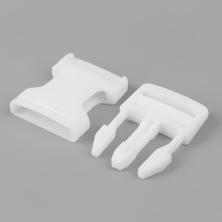 Фастекс пряжка-замок пластик 25мм арт.7647610 белый