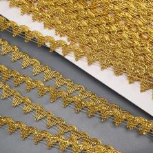 Тесьма металлизированная 13мм арт.9679437 золото