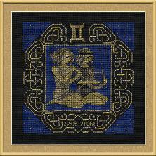 1203 "Близнецы" Набор для вышивания мулине "Риолис" 25*25см