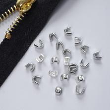 Ограничитель на молнию (верхний) спираль Т.5  111199 серебро (100гр)