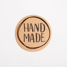 Наклейки "Hand made" 4см арт.4692571 (50шт)