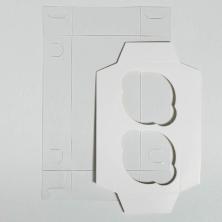 Коробка для капкейка 16*8*10см 