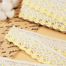 Кружево лен  48мм арт.CX-361