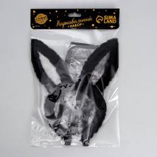 Карнавальный набор "Мисс грация" 20*30см арт.5169390 черный (2предмета)