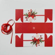 Коробка для капкейка 16*8*10см "С Новым годом!" арт.5080494