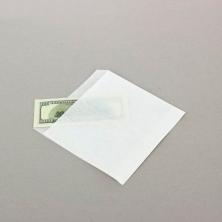 Пакет-уголок крафт 17,5*17,5см арт.1263070 белый (из жировлагостойкой бумаги)