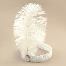 Повязка на голову с пером 