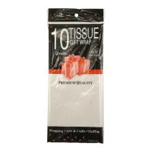 Бумага тишью металлик 50*66см арт.67-134 белый (10листов)