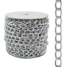 Цепь металл 15*10*1,2мм арт.A1402 серебро