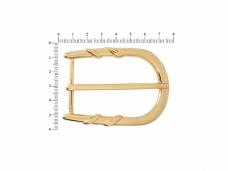 Пряжка металл 71*50/35мм арт.7392 золото