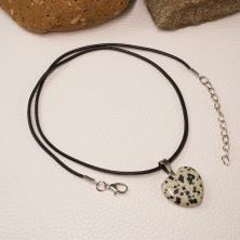 Кулон "Сердце" 20*27мм с камнем авантюрин арт.ИВ-282