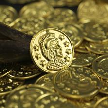 Монетки 20мм арт.8931/1 золото