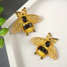 "Пчелка" 25*30мм арт.5100826 золото
