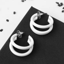 Серьги-кольца d-3,5см 