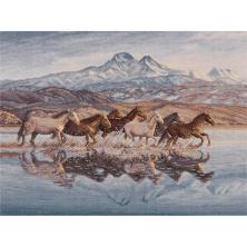 "Золотая серия" J/Ж-7244 "Бегущие по волнам" Набор для вышивания мулине PANNA 38*30,5см