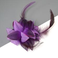 Брошь на булавке и зажиме 