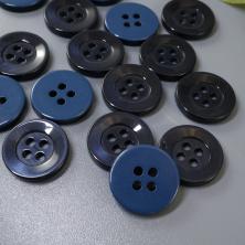 Пуговица костюмная 15мм 24L т.синий