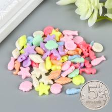 Бусины акрил "Морское ассорти" арт.4438017 (78шт)