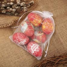 "Яйцо" пенопласт 4*5,5см арт.106708 ассорти (6шт)