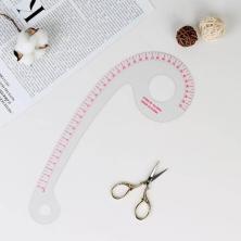 Лекало "Запятая" 11,5*31,5см метрическое арт.1847952