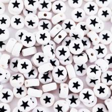 Бусины акрил  7*4мм 