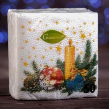 Салфетки бумажные 24*24см 