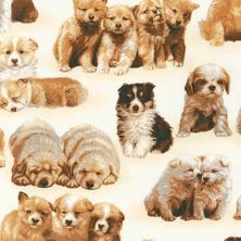 Ткань для пэчворка 50*55см Peppy Whiskers & Tails 146г/кв.м