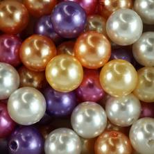 Бусины акрил 12мм арт.ФУ-3732 Ассорти (50гр)