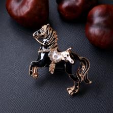 Брошь со стразами 