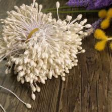 Тычинки 6см d-3мм арт.N40/95 молочный (400шт)