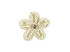 Аппликация "Ромашка" 6см арт.Y-9D/1 бежевый