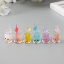 Подвеска акрил "Коктейль"35*15*15мм арт.10321672 ассорти (светится в темноте)