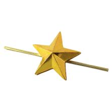 Звездочка мл.офицерского состава 13мм золото