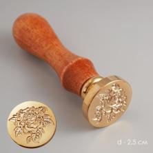 Печать сургучная "Королевская роза" d-2,5см арт.5278980