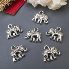 Подвеска "Слон" 13*12мм арт.ИВ-182 серебро