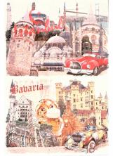 Декупажная карта 21*29,7см арт.S014D337