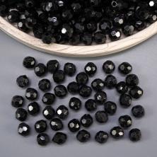 Бусины акрил 8мм арт.3240 черный-45 (250гр)