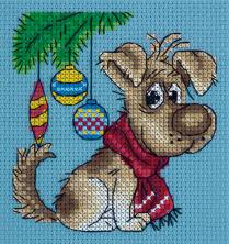 Набор для вышивания мулине "Кларт" 13*13см арт.8-245 "В ожидании подарков"