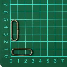 Рамка однощелевая овальная 25*7*2мм арт.OI-25 (100шт)